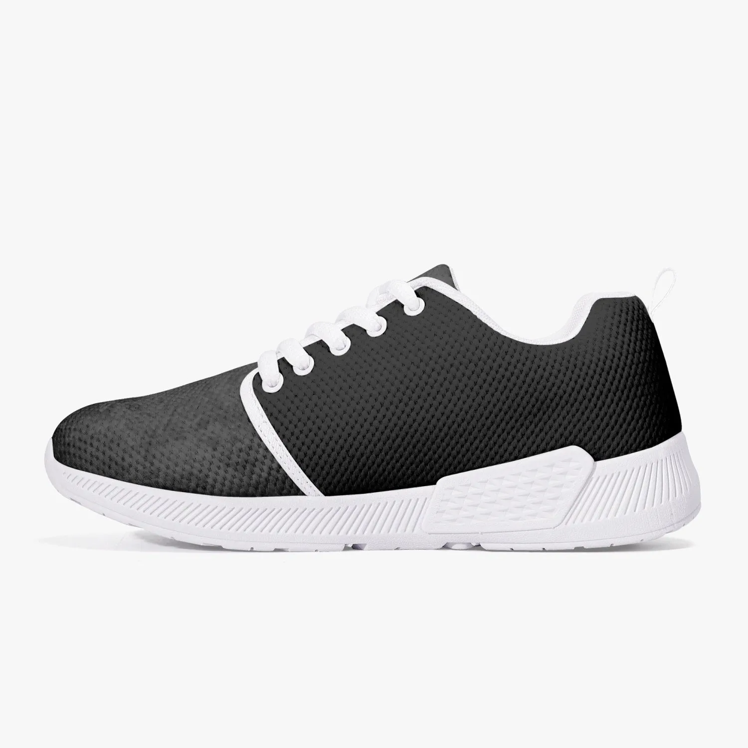 175. Stylish Mesh Running Shoes - White/Black