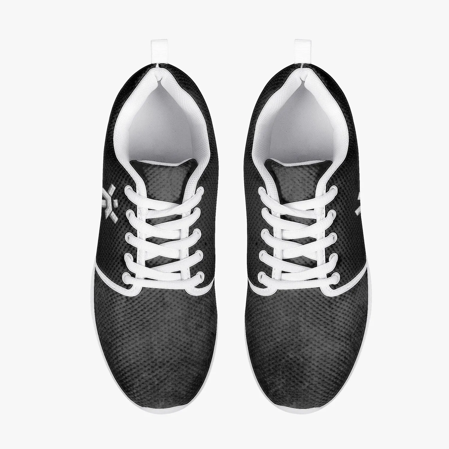 175. Stylish Mesh Running Shoes - White/Black