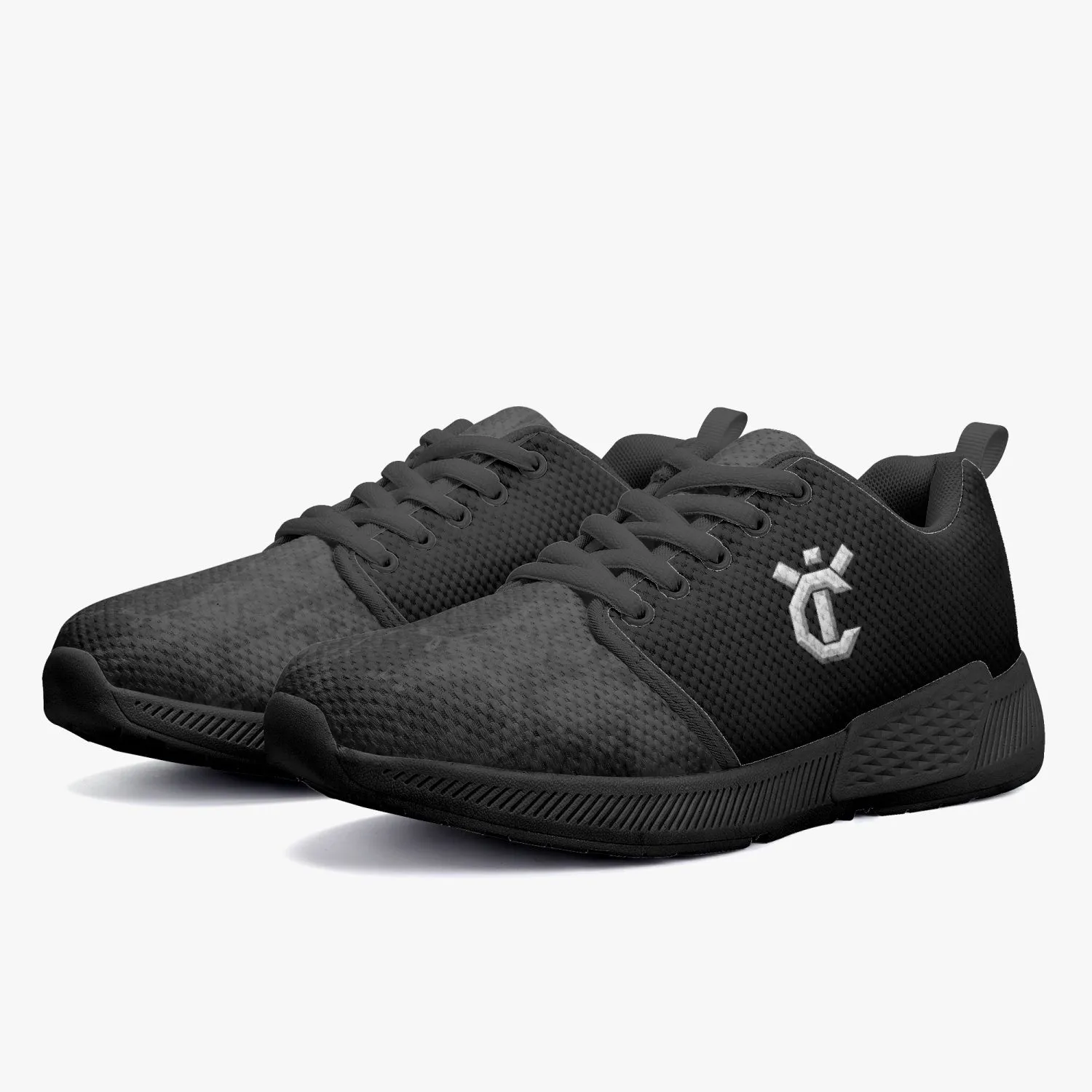 175. Stylish Mesh Running Shoes - White/Black