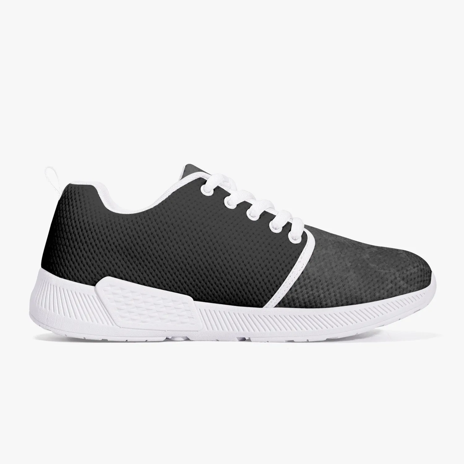 175. Stylish Mesh Running Shoes - White/Black