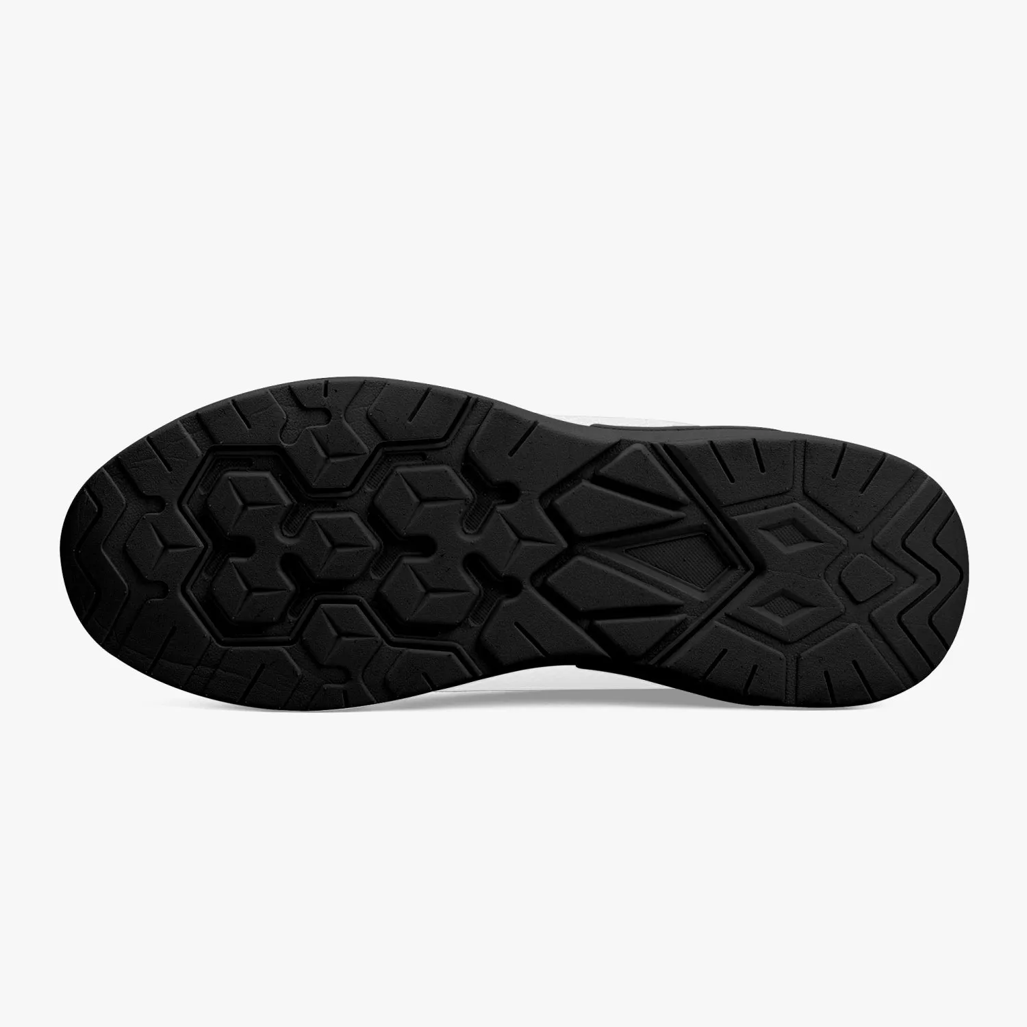 175. Stylish Mesh Running Shoes - White/Black