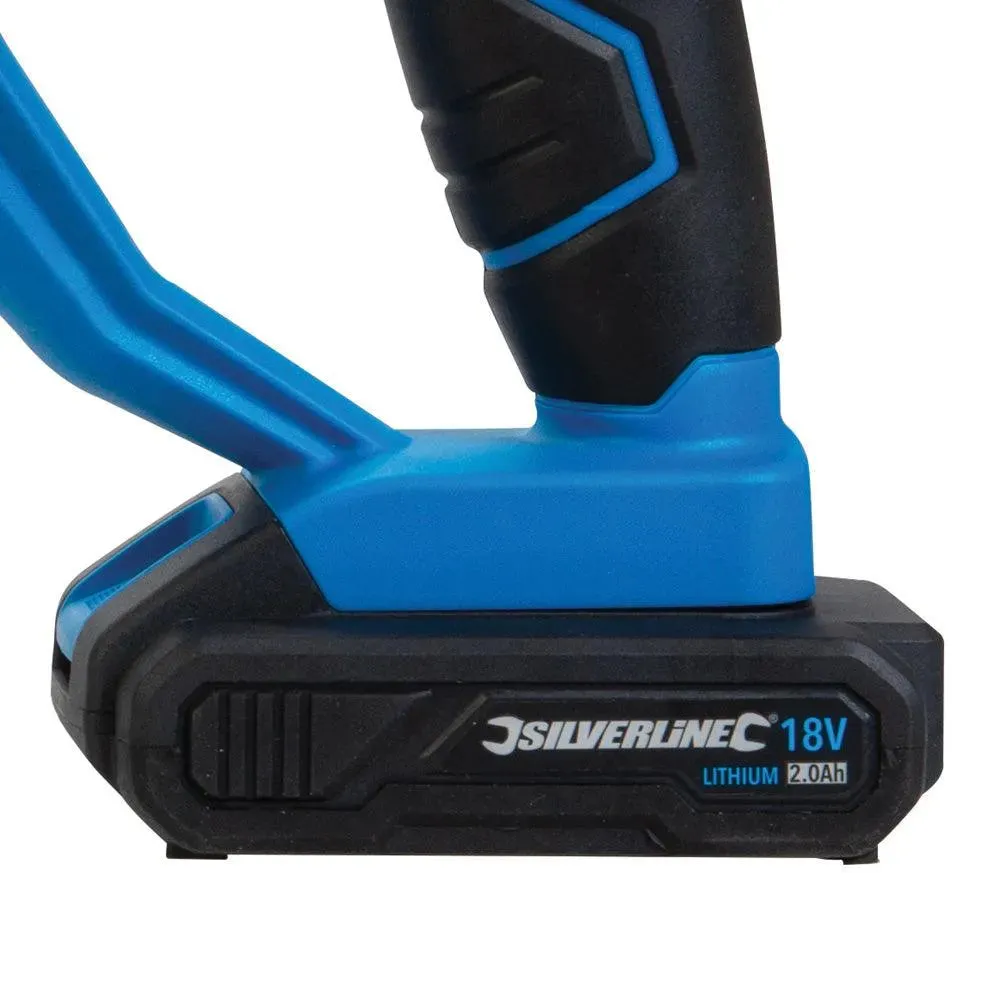 18V Cordless Reciprocating Saw   Li-ion Battery & Fast Charger Silverline 953452
