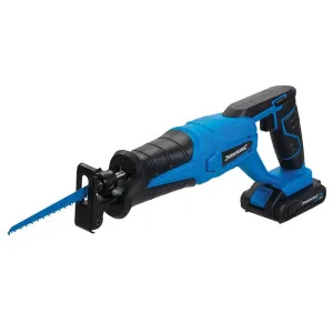18V Cordless Reciprocating Saw   Li-ion Battery & Fast Charger Silverline 953452