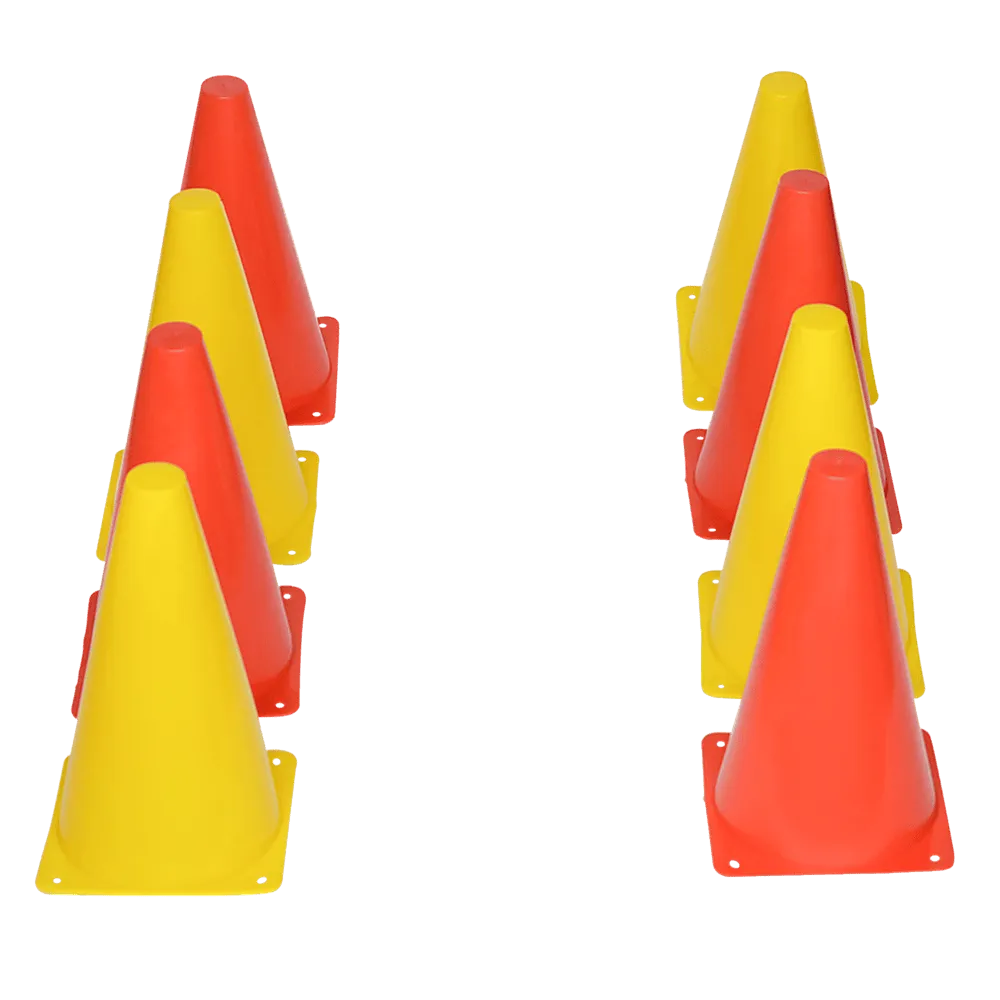 230mm Training Cones Set Witches Hat Football Soccer Rugby Traffic [ONLINE ONLY]