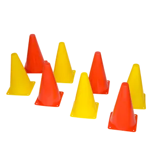 230mm Training Cones Set Witches Hat Football Soccer Rugby Traffic [ONLINE ONLY]