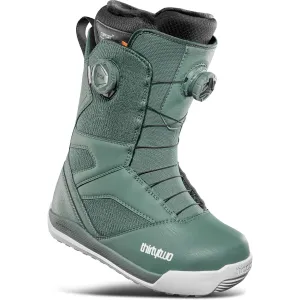 32 Womens STW Double Boa Snowboard Boot Green 2025