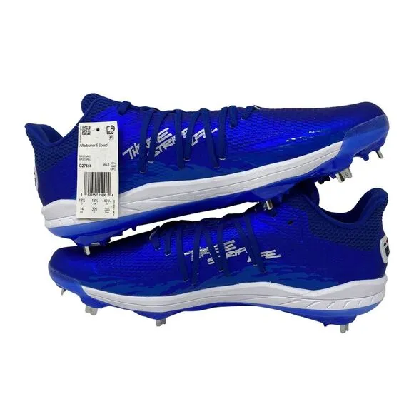 Adidas Adizero Afterburner 6 Speed Baseball Cleats Men Size 14 Royal Blue G27656