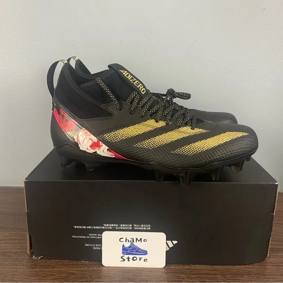 Adidas Adizero Black Impact Speed Coronation Football Cleats IG5908 Mens Size 11