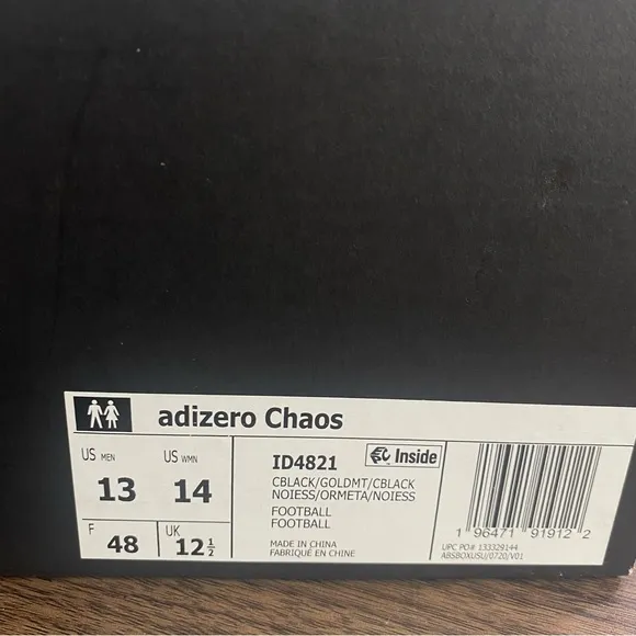 Adidas Adizero Chaos Speed Coronation Football Cleats ID4821 Men’s Size 13