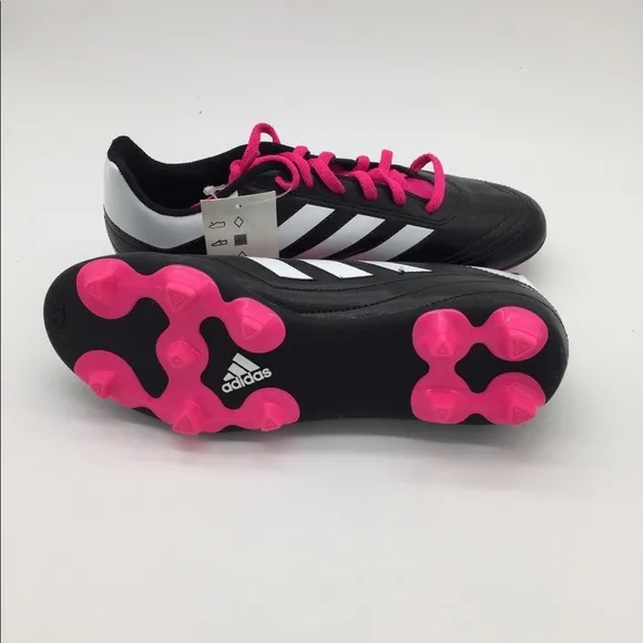 Adidas COPA Soccer Cleats Black/pink/white Size 6Y