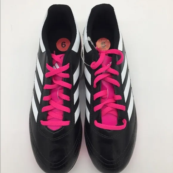Adidas COPA Soccer Cleats Black/pink/white Size 6Y