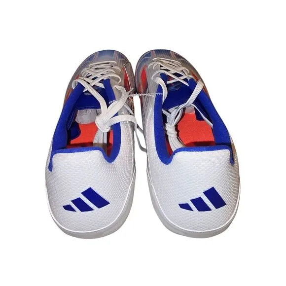 Adidas F50 League FG / MG Soccer Cleats Men Size 13 #IE0601 White / Blue / Red