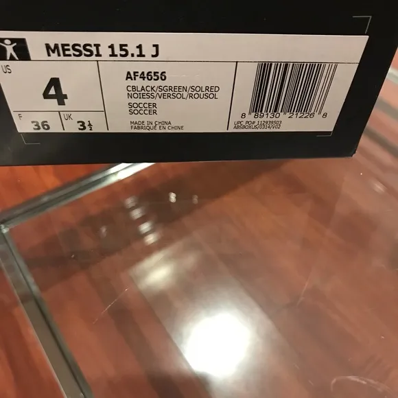 Adidas Jr Messi Soccer Cleats 15.1 J