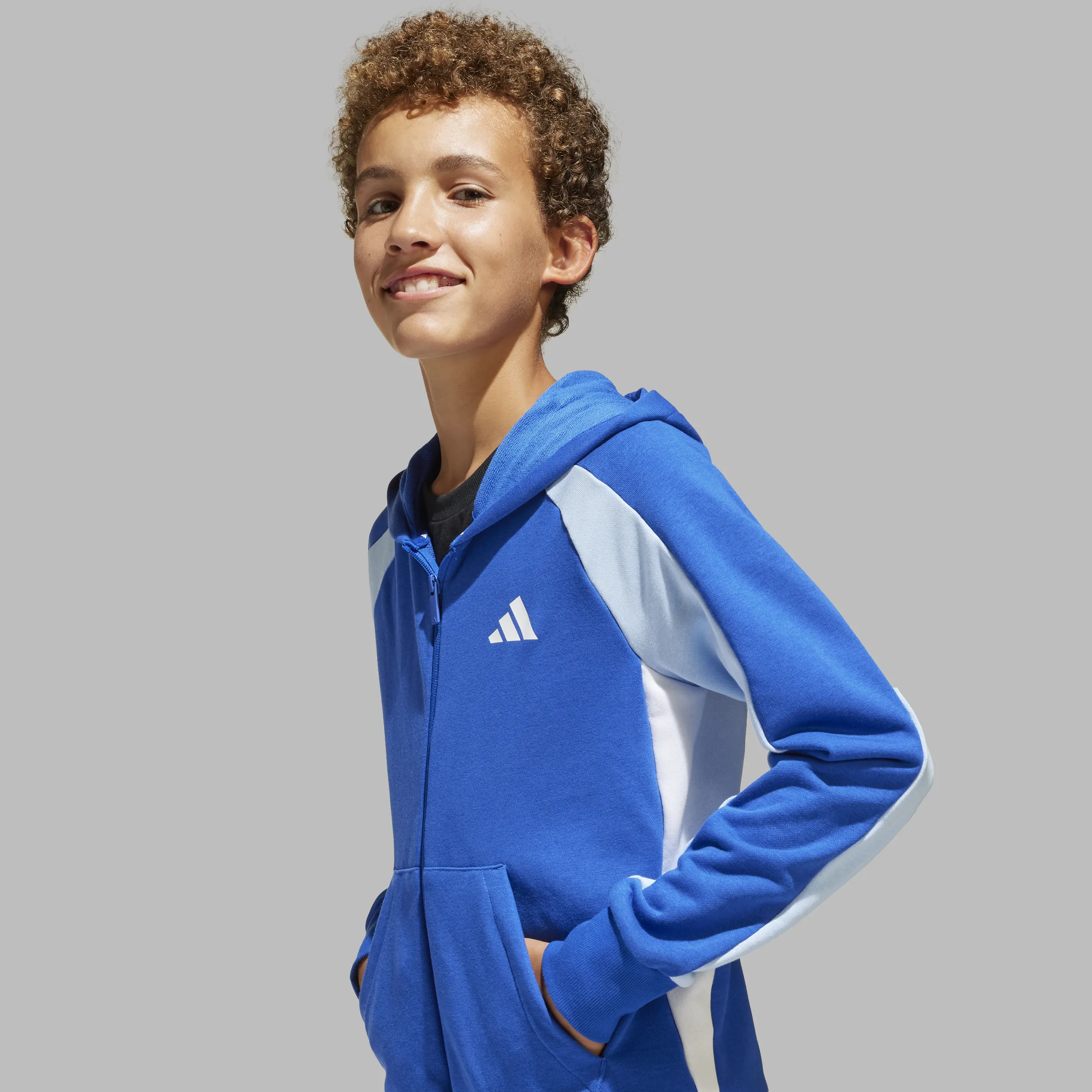 Adidas Kids Seasonal Essentials Colorblock Track Suit - Team Royal Blue