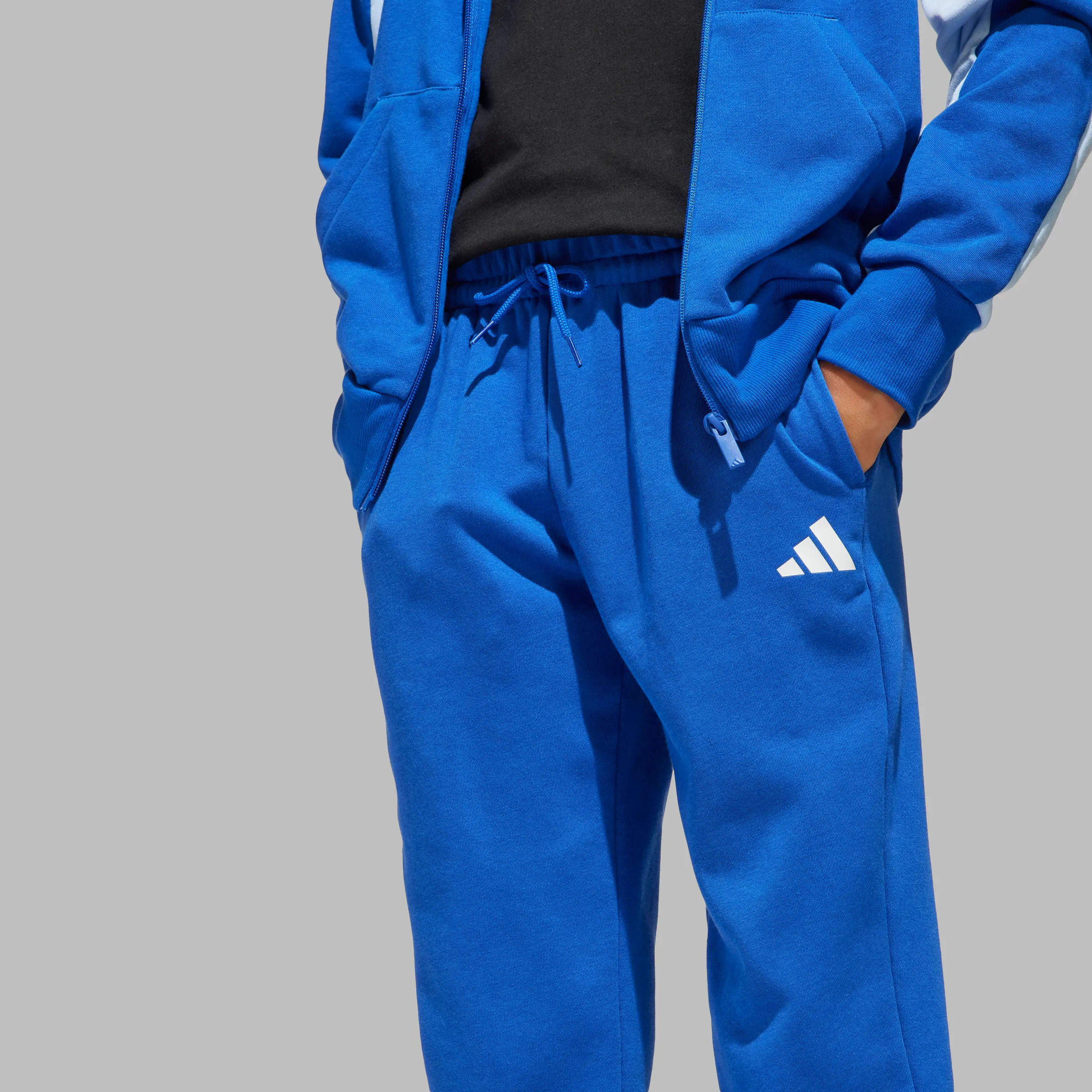 Adidas Kids Seasonal Essentials Colorblock Track Suit - Team Royal Blue