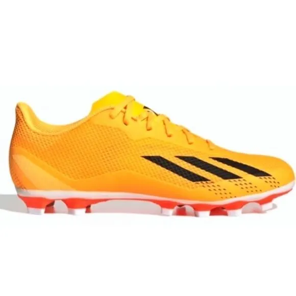 Adidas Men's X Speedportal. 4 FxG Size 13 Orange Black Soccer Cleats GZ2460