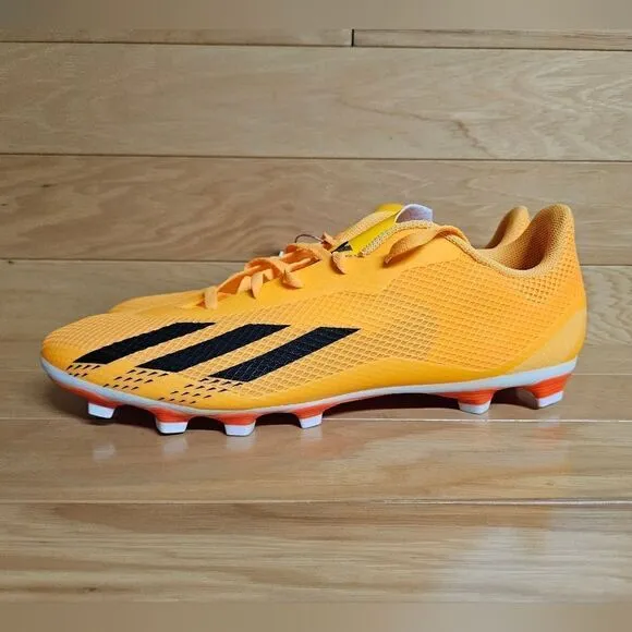 Adidas Men's X Speedportal. 4 FxG Size 13 Orange Black Soccer Cleats GZ2460