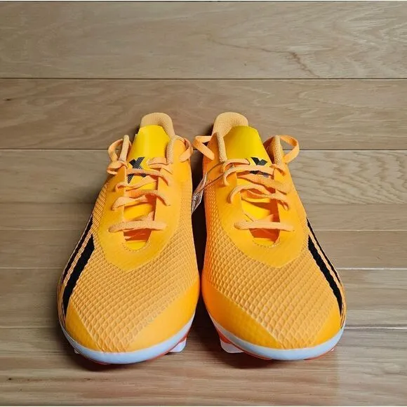 Adidas Men's X Speedportal. 4 FxG Size 13 Orange Black Soccer Cleats GZ2460
