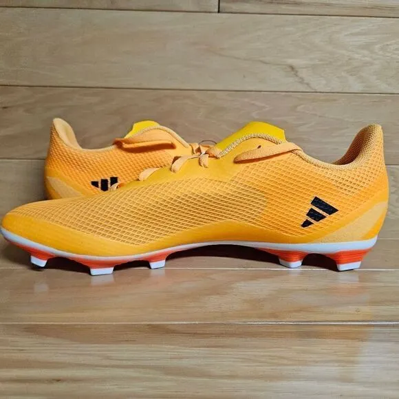 Adidas Men's X Speedportal. 4 FxG Size 13 Orange Black Soccer Cleats GZ2460