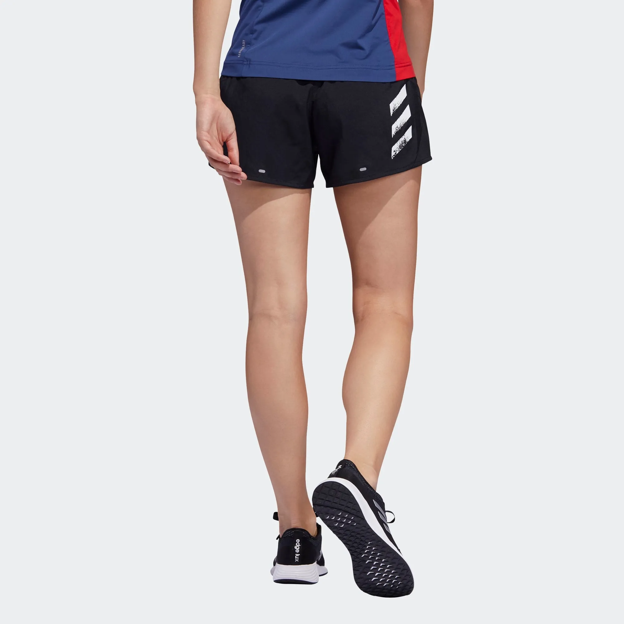 ADIDAS RUN IT 3 STRIPE SHORTS