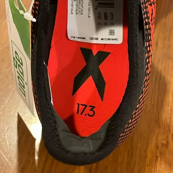 Adidas X 17.3 FG J Junior Youth Boys Soccer football cleats shoe S82368 Size 4
