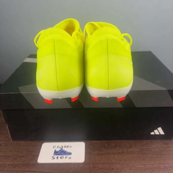 Adidas X Crazyfast League FG Yellow Athletic Soccer Cleats IG0605 Men’s Sz 12