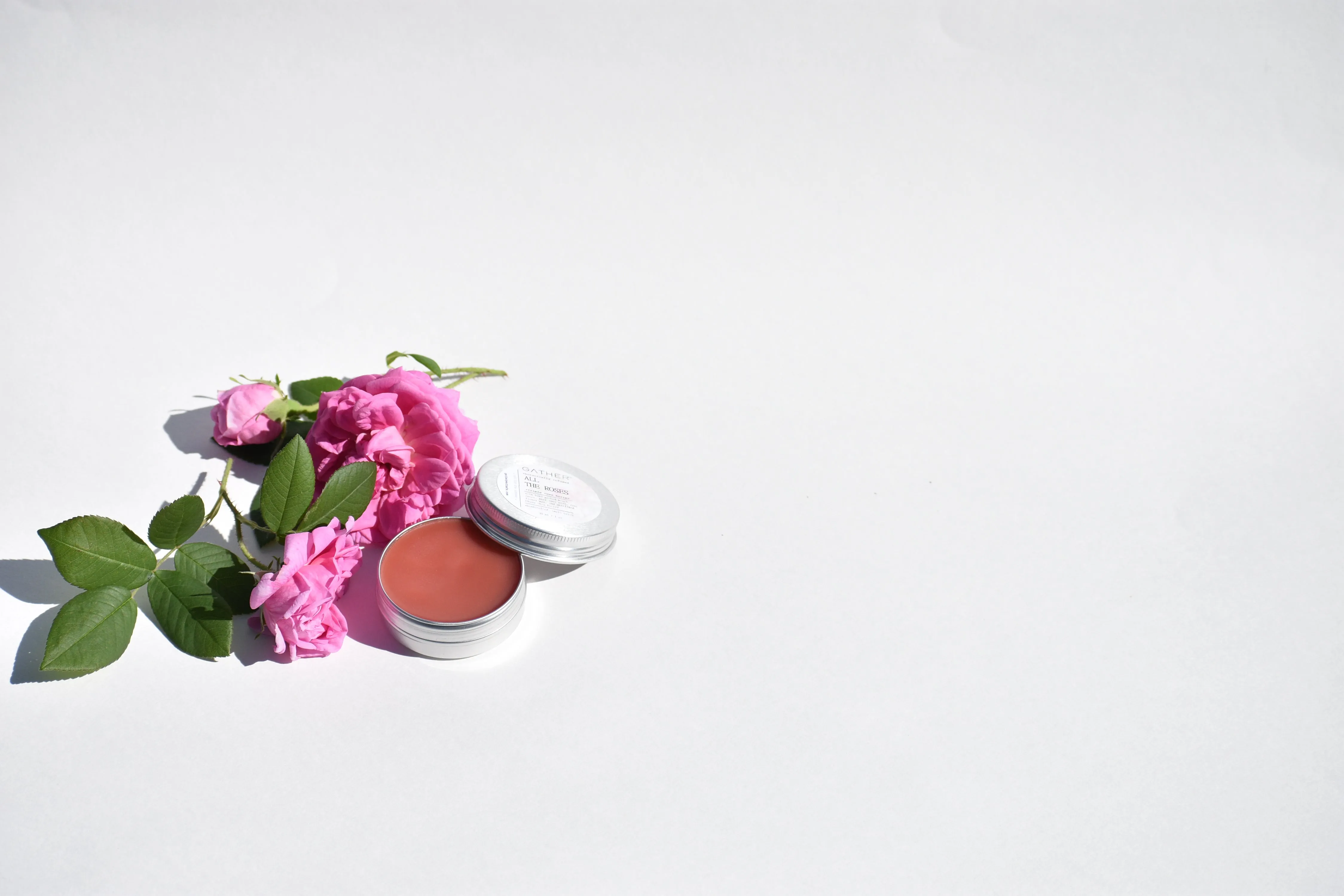 ALL THE ROSES - heal all butter balm - 100% natural wild rose salve