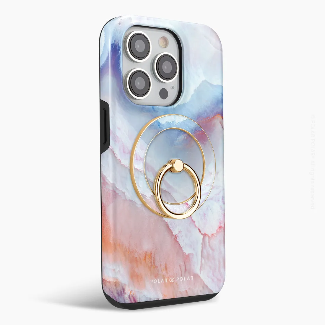 Almond Coast - Golden MagSafe Phone Grip and Ring Holder Stand