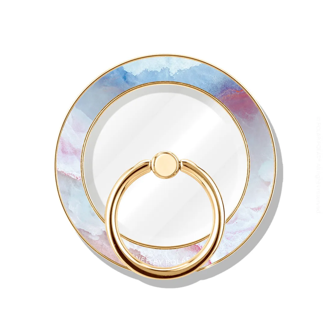 Almond Coast - Golden MagSafe Phone Grip and Ring Holder Stand