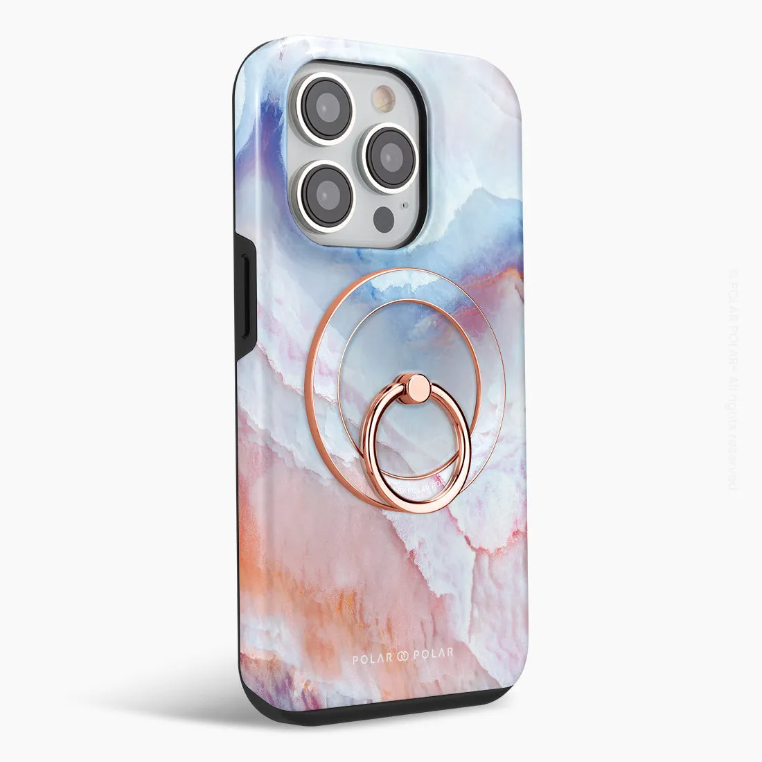 Almond Coast - Rose Gold MagSafe Phone Grip and Ring Holder Stand