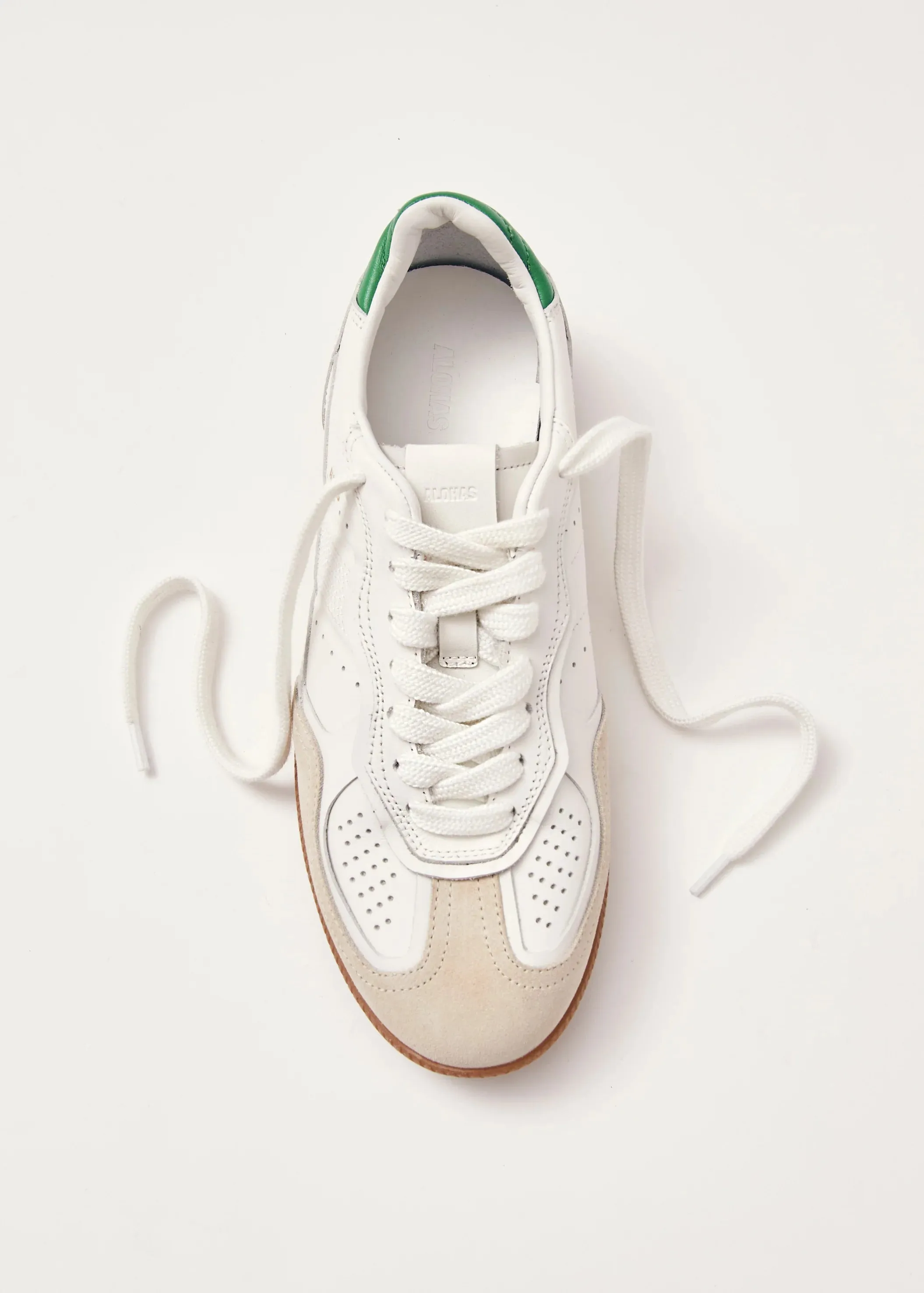 Alohas Green Leather Sneakers