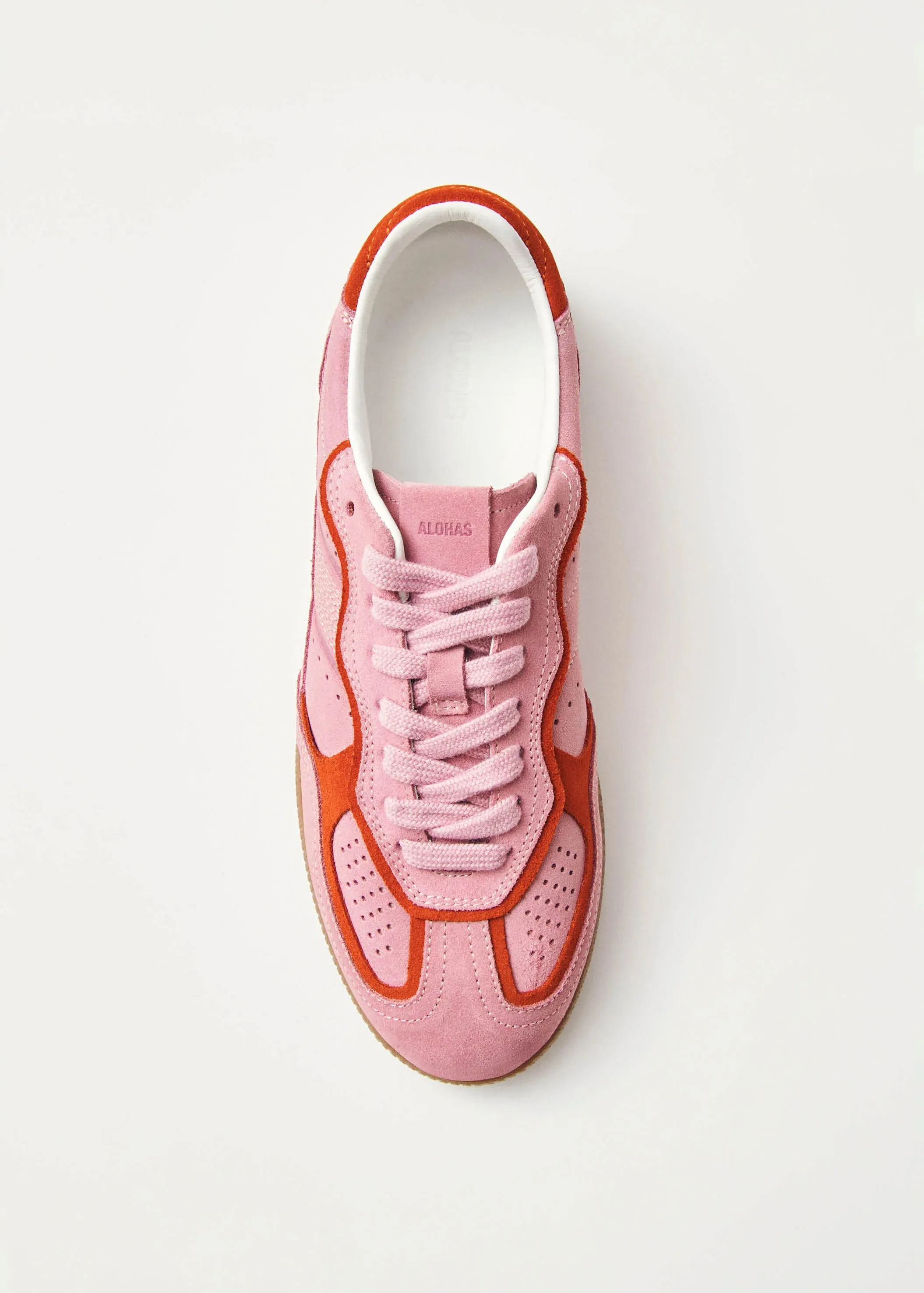 Alohas Rife Pink Leather Sneakers