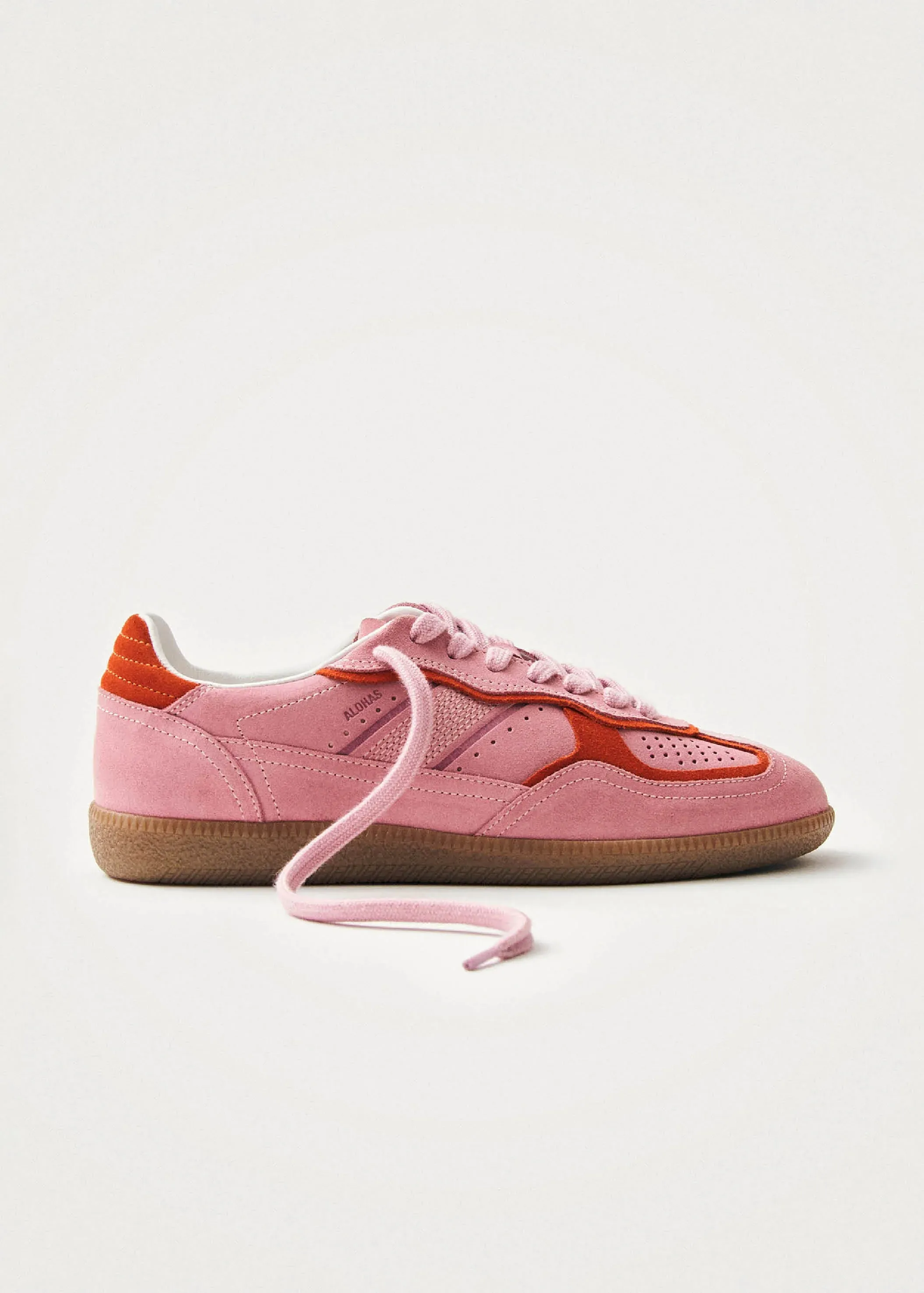 Alohas Rife Pink Leather Sneakers