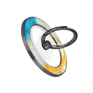 Aqua Sunlight - Black MagSafe Phone Grip and Ring Holder Stand