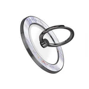 Arctic Ocean - Black MagSafe Phone Grip and Ring Holder Stand