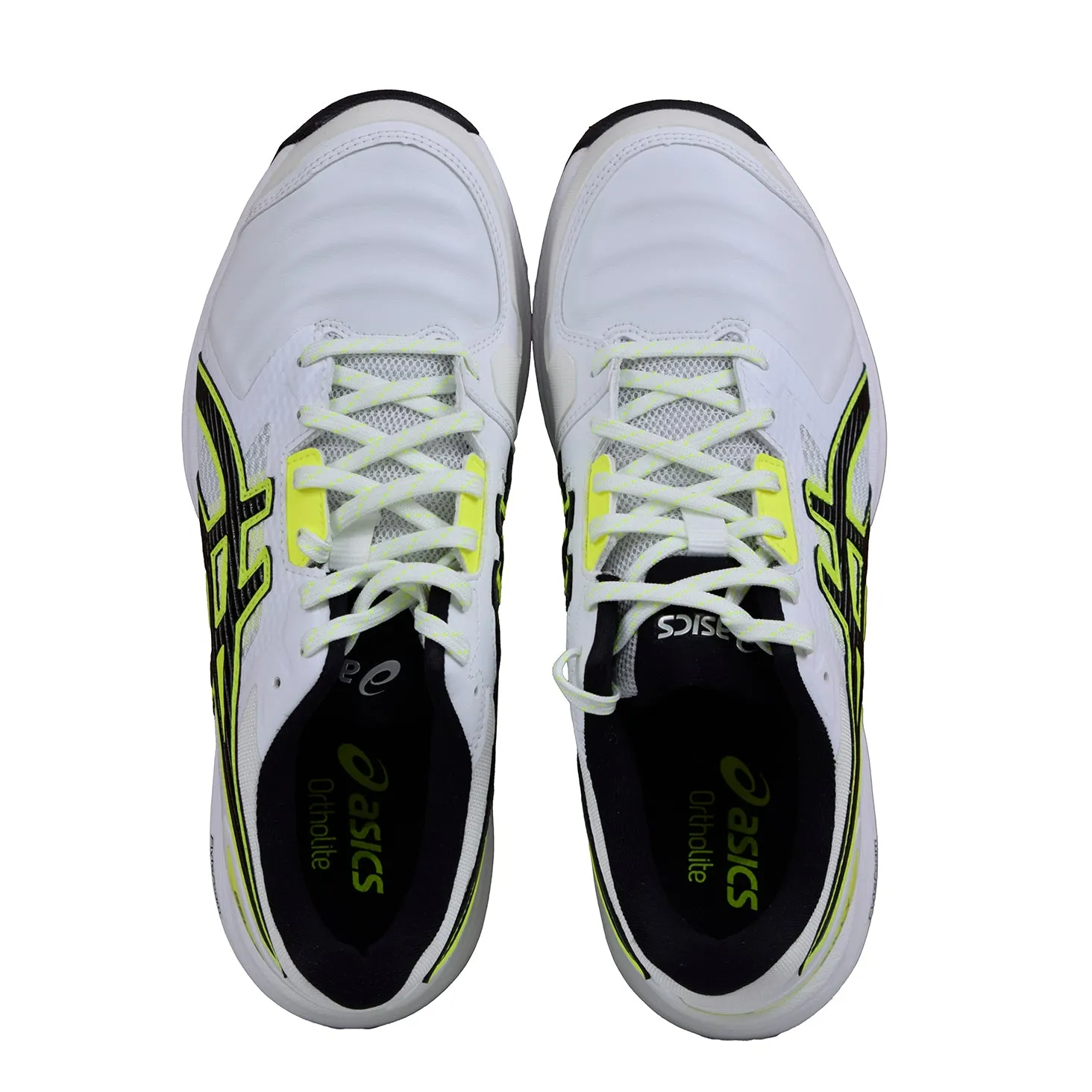 Asics Gel Gully 7 White Safety Yellow Shoes
