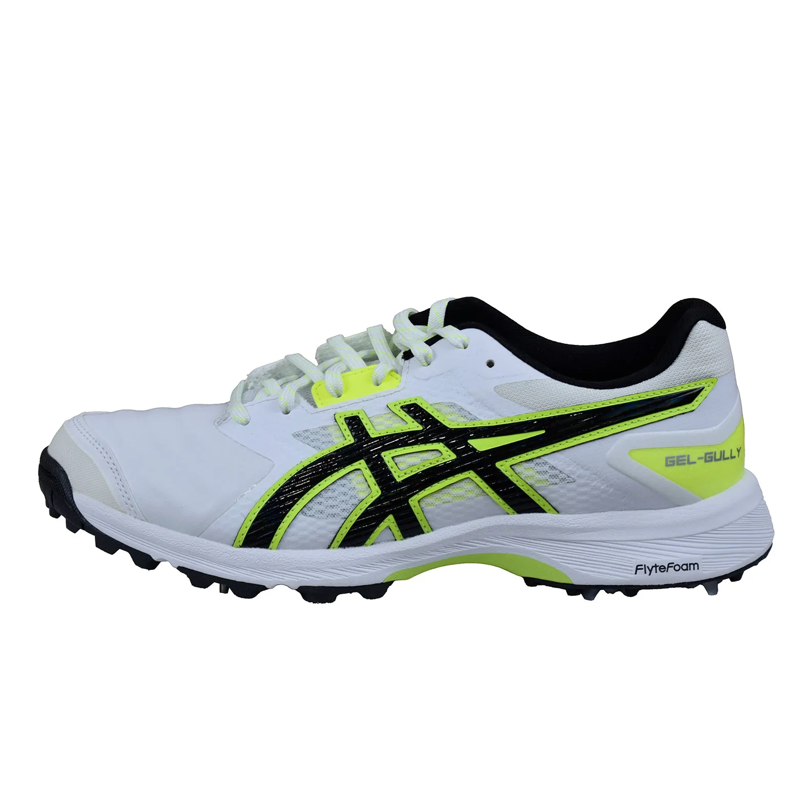 Asics Gel Gully 7 White Safety Yellow Shoes