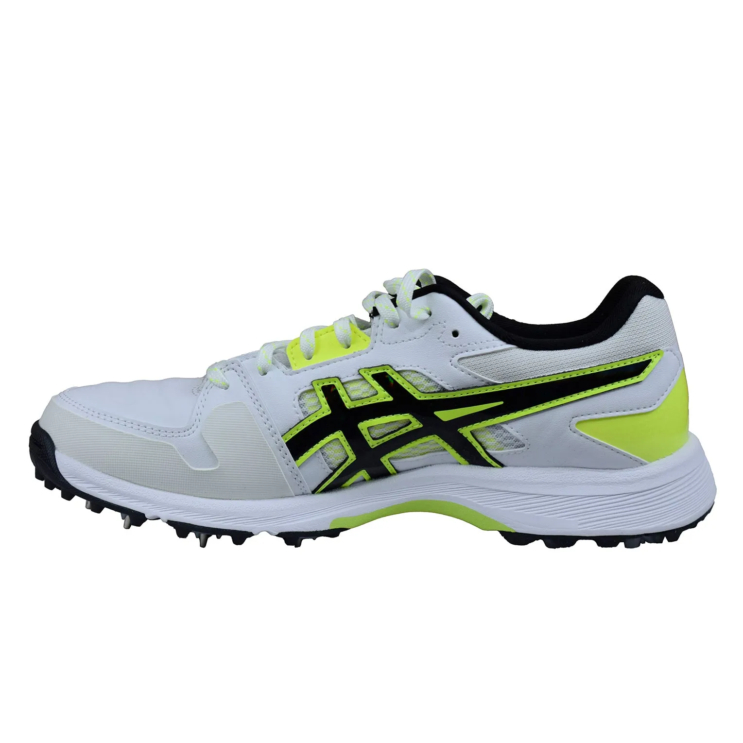 Asics Gel Gully 7 White Safety Yellow Shoes