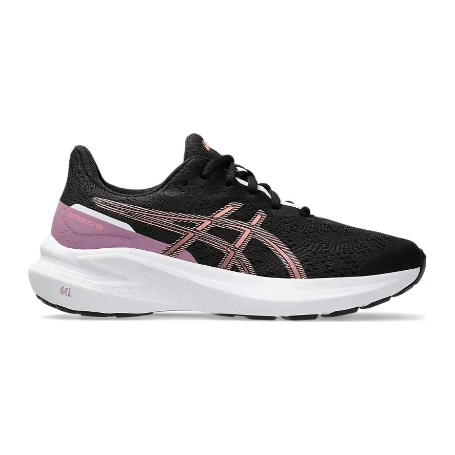 Asics GT 1000 13 GS Black/Sun Coral