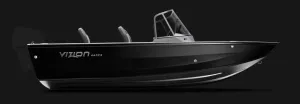 Barca de aluminiu Vizion 440CS