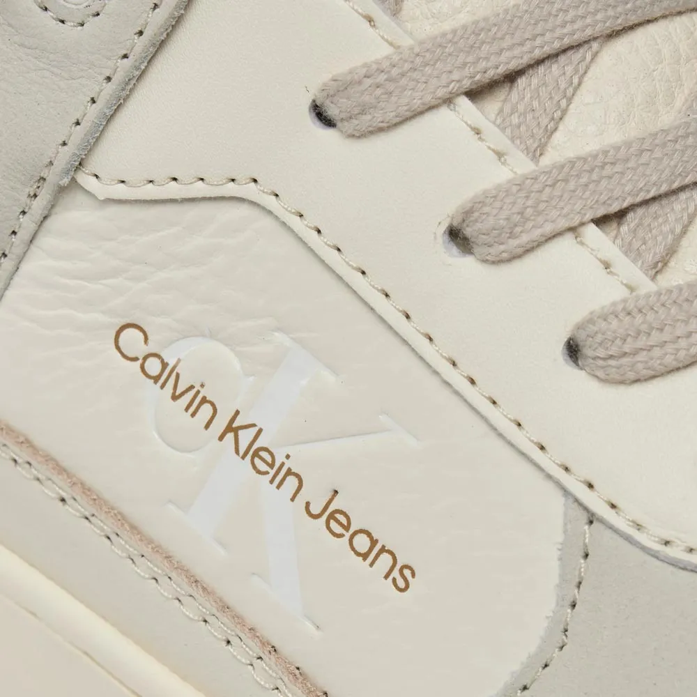 Basket Cupsole Leather Sneaker - White Multi