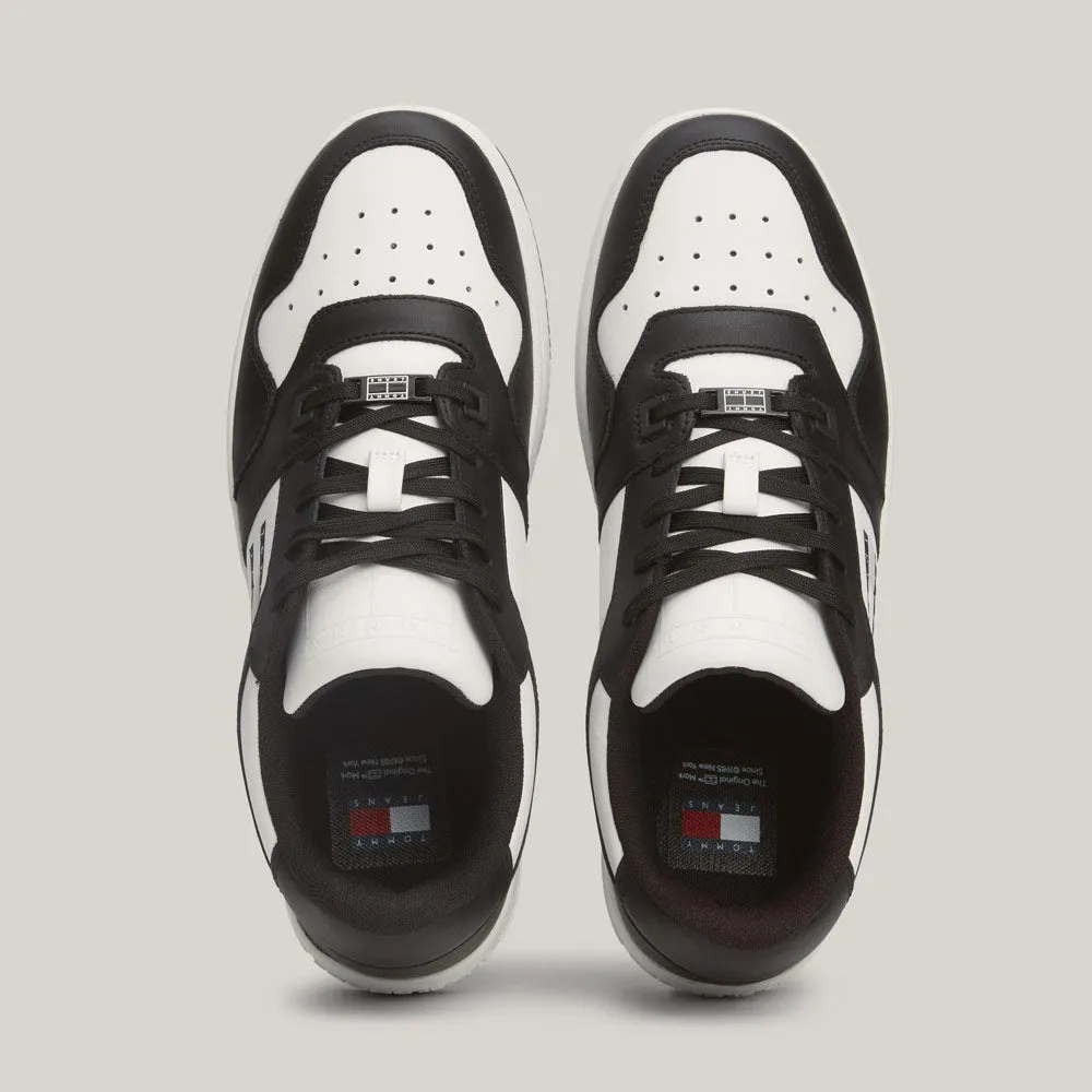 Basket Leather Sneaker - Black Multi