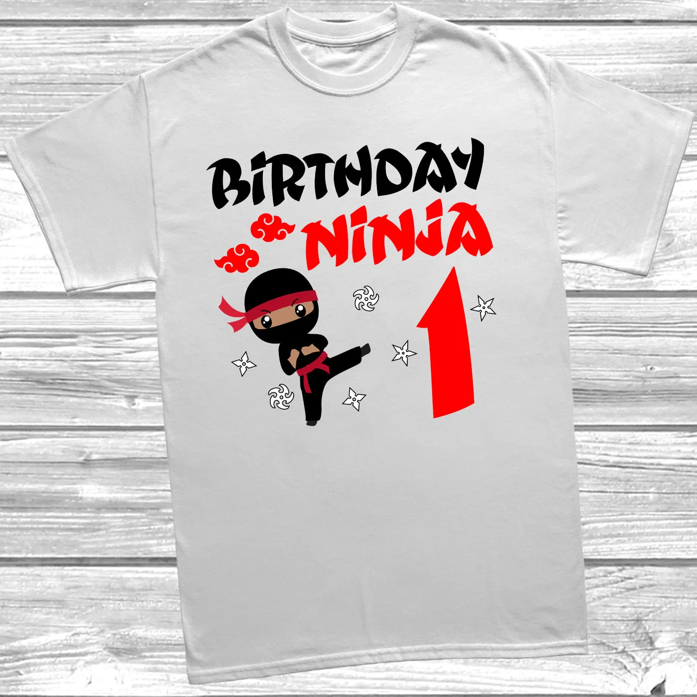 Birthday Ninja 1st Birthday T-Shirt