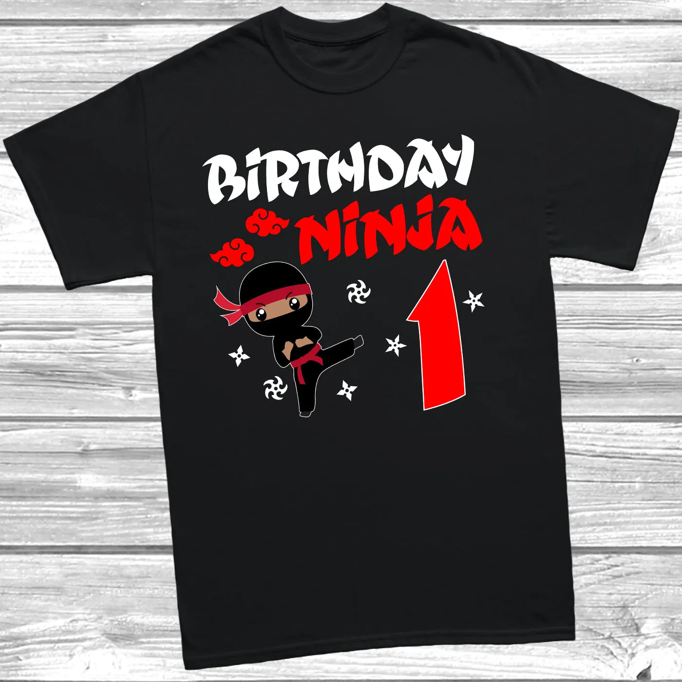 Birthday Ninja 1st Birthday T-Shirt