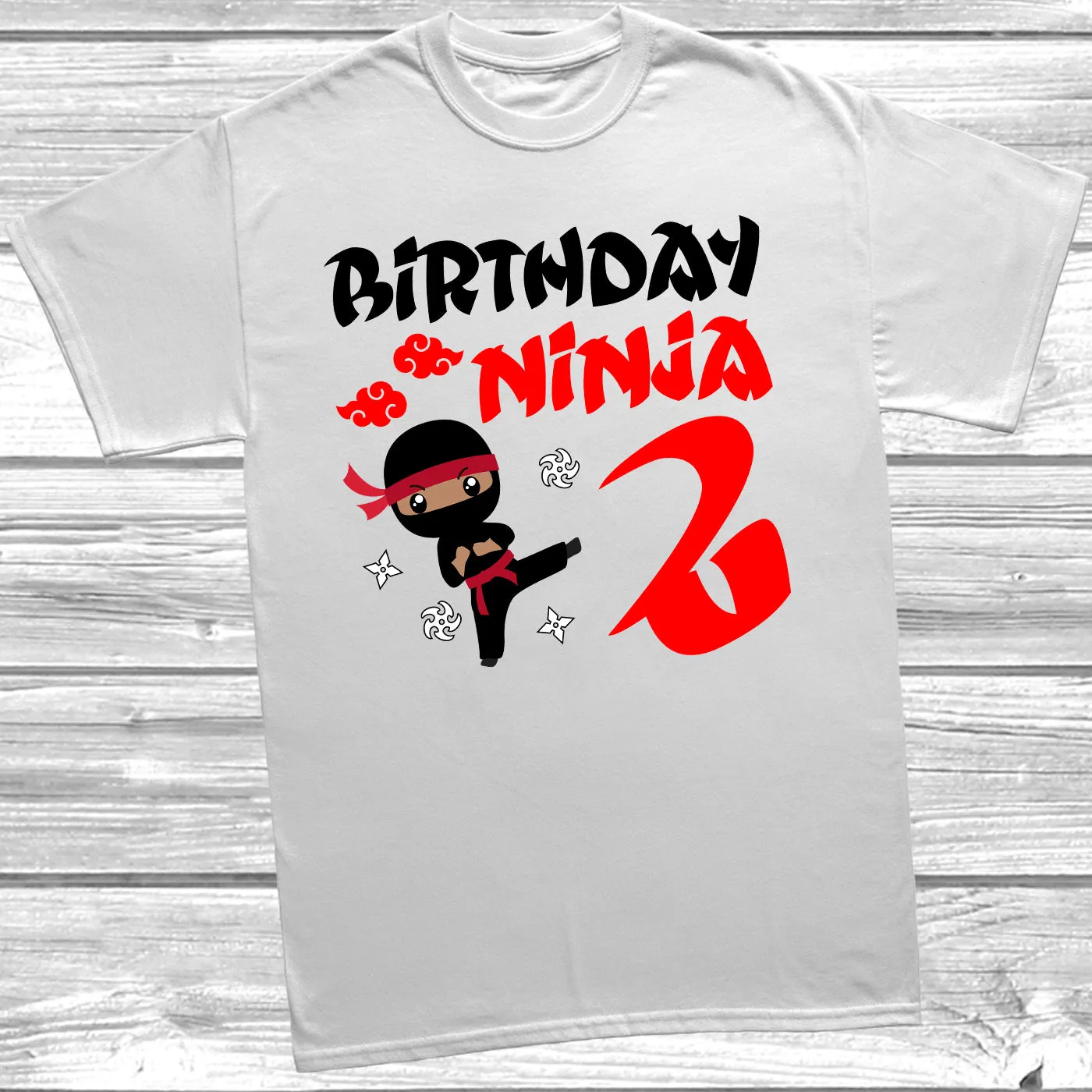 Birthday Ninja 2nd Birthday T-Shirt