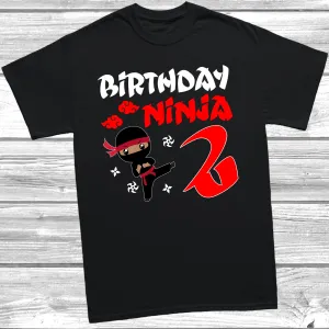 Birthday Ninja 2nd Birthday T-Shirt