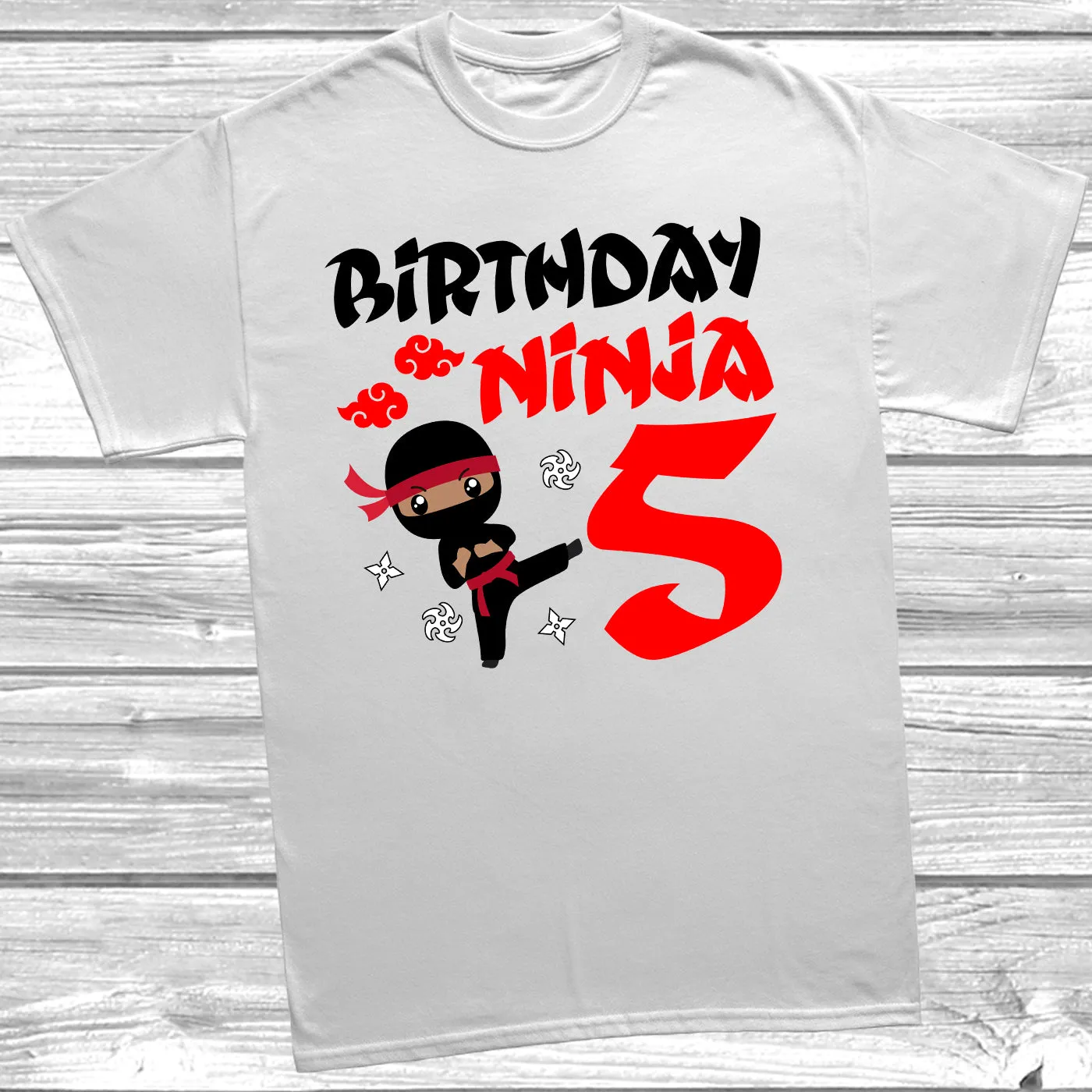 Birthday Ninja 5th Birthday T-Shirt