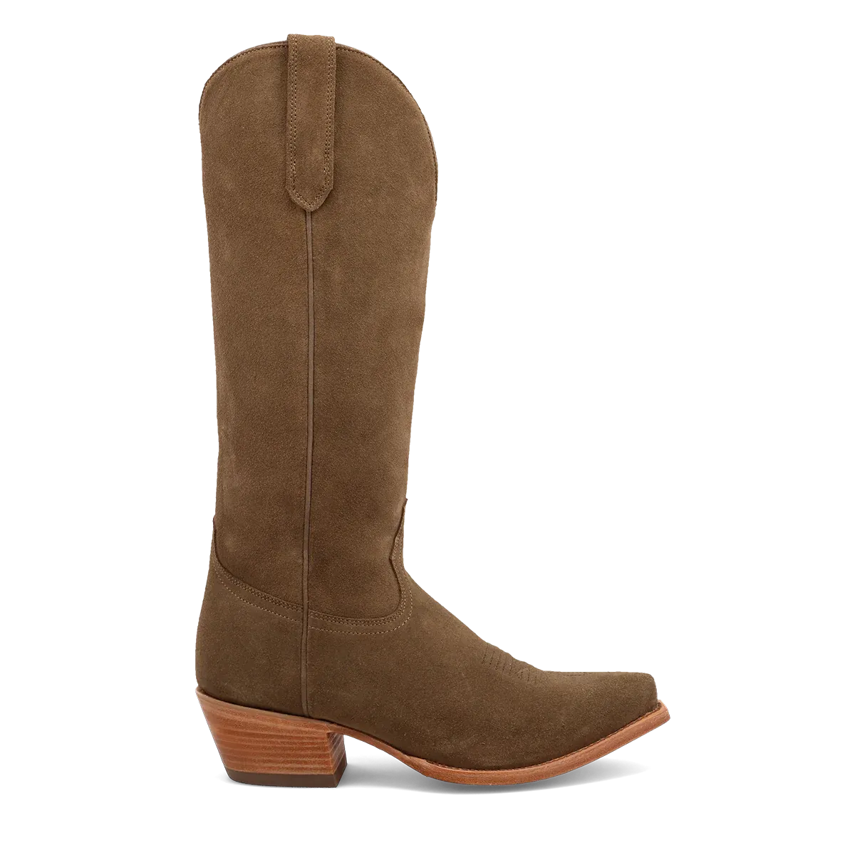 Black Star Women's Tall Brown Suede Boots