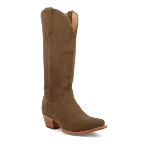 Black Star Women's Tall Brown Suede Boots