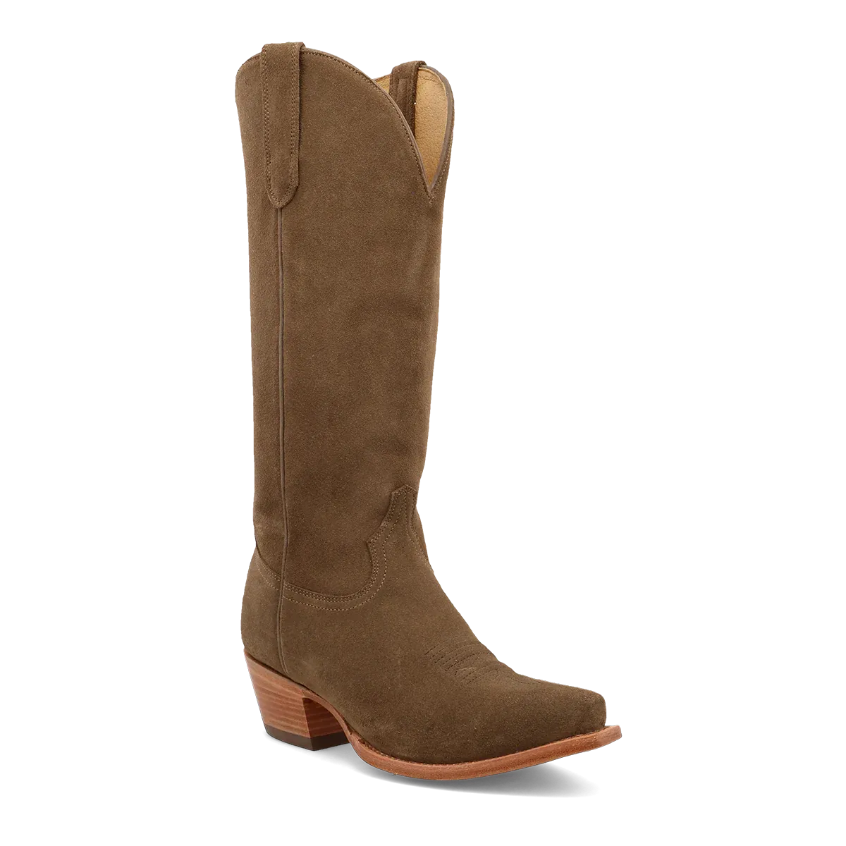 Black Star Women's Tall Brown Suede Boots